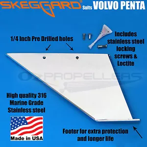 Volvo Penta SKEG GUARD, Volvo Skeg Protector, Skeggard *Quality USA Made* - Bild 1 von 7