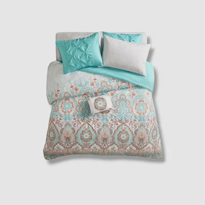 Intelligent Design Blue Vinnie 6-Pc. Comforter Set- Twin - Image 1 of 3