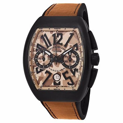 Reloj cronógrafo Franck Muller Vanguard para hombre camuflaje esfera beige 45CCCAMSND Foto 1 de 3
