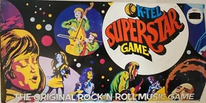 Juego de mesa de música rock n roll K-tel Superstar 1973 completo con disco vintage  - Imagen 1 de 12