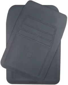 Holley Classic Trucks 1988-1998 OBS Silverado Sierra Rubber Floor Mats Dark Gray - Foto 1 di 8