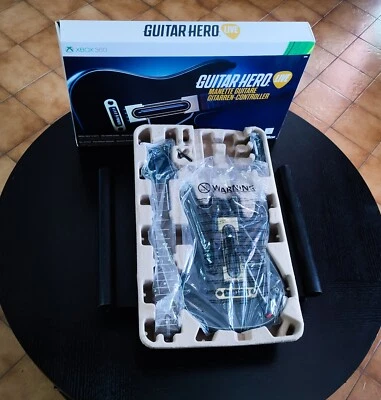 👻 Guitare Guitar Hero Live PC Clone Hero Xbox 360 Adaptateur Dongle USB TB État - Photo 1/3