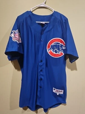 Authentic Majestic Collectiom Chicago Cubs Alfonso Soriano Jersey Size 52 Sewn - Image 1 of 4