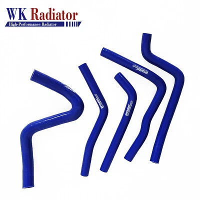 Manguera de radiador de silicona azul Fit 90-93 Kawasaki KX250 KX 250 1990-1993 1991 1992 Foto 1 de 4