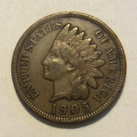 1905 INDIAN HEAD CENT B-415 Cover