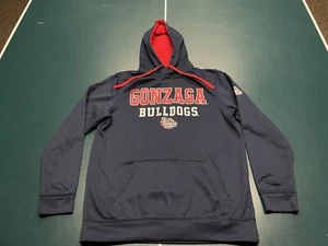 Felpa con cappuccio pullover Gonzaga Bulldogs NCAA blu colosseo taglia media - Foto 1 di 6