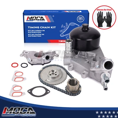 Timing Chain Kit Oil Water Pump for Chevrolet Corvette Pontiac Firebird GTO 5.7L - Image 1 of 4