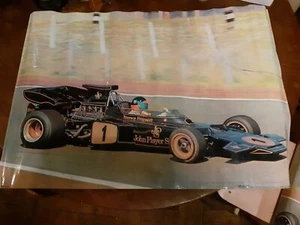 Emerson Fittipaldi 1973 JPS Poster Formel 1 Nr.3 Mobil Sammlung sehr selten - Bild 1 von 9