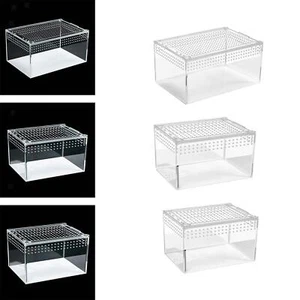 Reptile Terrarium Reptile Breeding Box Tortoise Terrarium Acrylic Enclosure - Picture 1 of 17