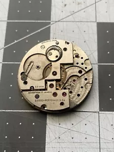 Vintage Girard Perregaux Pocket Watch Movement for Parts - Picture 1 of 3