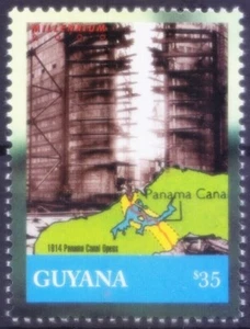 Guyana 2000 MNH, 1914 Apertura del Canal de Panamá, Historia - Imagen 1 de 1