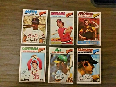 1977 Topps base cards 451-660 Pick from drop down - Image 1 of 2