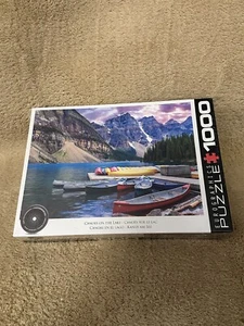 Canoes on the Lake 1000 Piece Jigsaw Puzzle Eurographics New - Picture 1 of 4