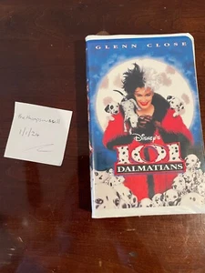 101 Dalmatians VHS Movie Walt Disney Home Video Clam Shell Glenn Close 1996 8/22 - Picture 1 of 4