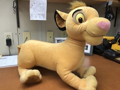 Vintage Disney Hasbro The Lion King Simba Cub Plush 20" Large Stuffed Animal Toy - Image 1 of 4