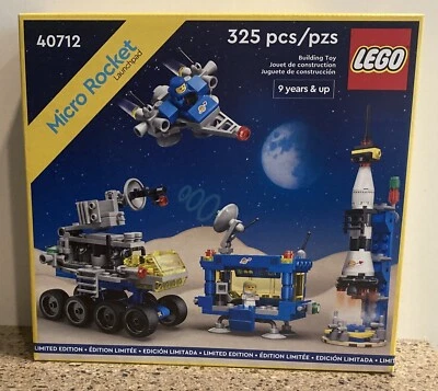 LEGO 40712 - Classic Space - Micro Rocket Launchpad - 2024 - NEW & Sealed - Image 1 of 4