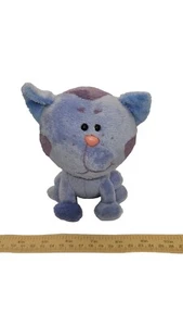 RARE HTF 2006 TY BEANIE BABIES PERIWINKLE CAT BLUES CLUES PLUSH BEANIE BABY 6" - Picture 1 of 8