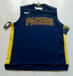 Nike Indiana Pacers Dri-Fit Sleeveless Shooting Shirt AV0963-419 Sz Large-Tall - Picture 1 of 4