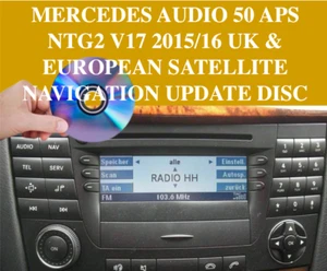 MERCEDES NTG2 AUDIO 50 V17 APS SAT NAV MAP UPDATE DISC 2018 M, R, SPRINTER, VITO - Picture 1 of 4