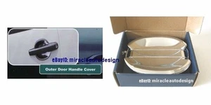 4 Chrome Stainless Door Handle Shells For 1986-1993 Mercedes Benz W201 E-Class - Picture 1 of 4
