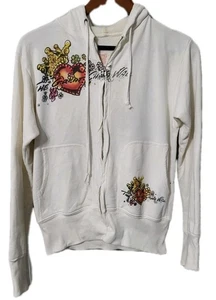 Sudadera con Capucha The Great China Wall RARA XS Y2k GRAIL Cristales de Swarovski Estampado Gráfico - Imagen 1 de 20