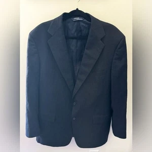 Blazer Traje Chaqueta Vintage POLO Ralph Lauren Hecho en Unión Lana Rayas Talla 44/38 - Imagen 1 de 14