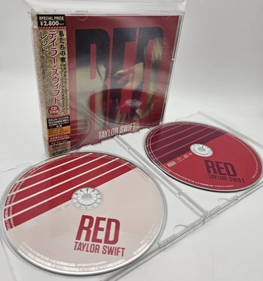 TAYLOR SWIFT Red Japan Deluxe Edition 2CD POCS 24002/3 w/OBI SpecialBooklet 2012 - Image 1 of 4