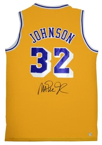 Magic Johnson Autographed LA Lakers NBA Basketball Jersey ASI Proof - Picture 1 of 5