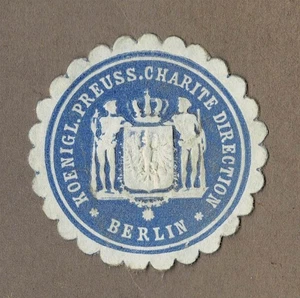 Siegelmarke Preußen: KOENIGL. PREUSS. CHARITE DIRECTION BERLIN - Picture 1 of 1