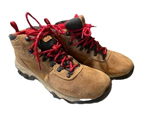 Columbia Suade Newton Ridge Plus Hiking Boots Men’s Size 12 M Tan Waterproof - Picture 1 of 7