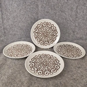 4 x Biltons Celtic rose Dinner plates 24.5 cm / 9.5" Vintage Made in England - Picture 1 of 10