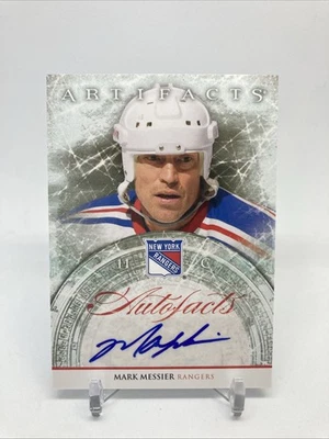 2012-13 Artifacts Mark Messier Autofacts Auto #A-MM New York Rangers - Image 1 of 2