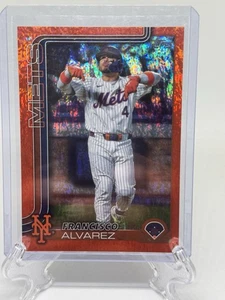 2025 Topps Serie 1 - Francisco Álvarez #171 Orange Holofoil/25 - Imagen 1 de 3