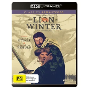 The Lion in Winter 4K Ultra HD | Peter O'Toole, Katharine Hepburn | Region Free - Picture 1 of 1
