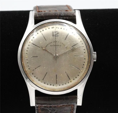 Abercrombie & Fitch Shipmate 17J 33mm Stainless Steel Vintage Wristwatch - image 1 of 4