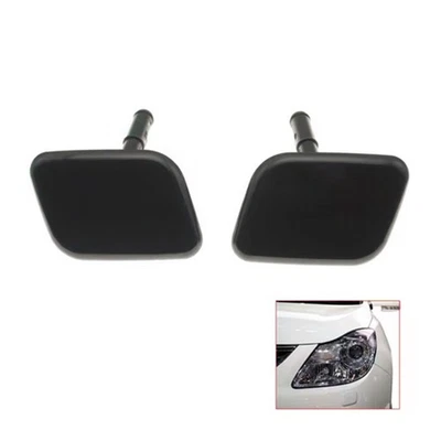 2Pcs Front Bumper Headlight Washer Cover Cap For Hyundai IX55 Veracruz 2007-2015 - Image 1 of 4