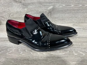 Zapatos formales/de vestir Cesare Paciotti para hombre, cuero negro Reino Unido 7,5. EXCELENTE - Imagen 1 de 14