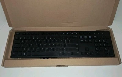 Dell Keyboard Quietkey Wired USB KB212-B - In Box - Tested Works - Image 1 of 4