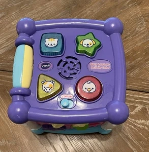 VTech Busy Learners Activity Cube Creative Early Learning Toy Purple - Picture 1 of 7