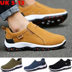 HERREN SLIPPER LEICHT WALK SPORT LAUF PUMPS FREIZEIT SNEAKER SCHUHE GRÖßE UK - Bild 1 von 18