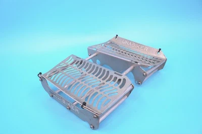 2007 06-09 Yamaha YZ250F YZ 250F Unabiker Radiator Rad Guards Aluminum Set - Image 1 of 4