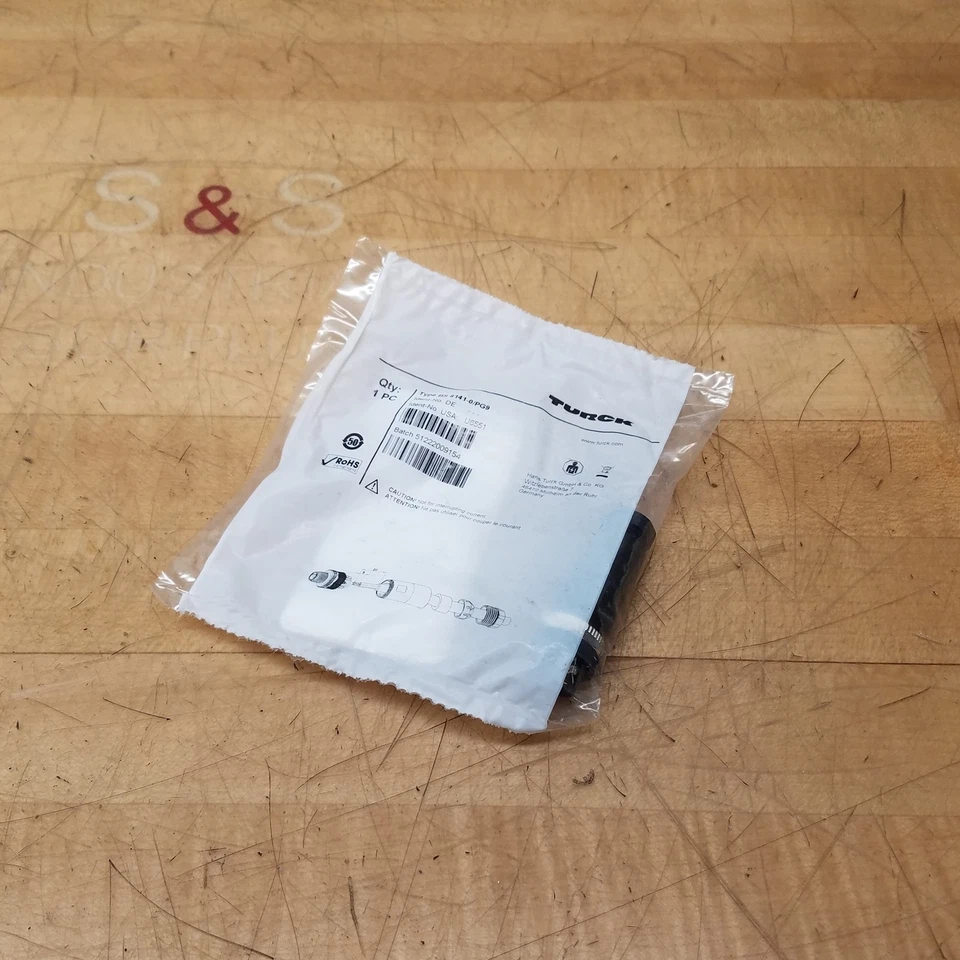Turck BS 8141-0/pg9 Sensor Connector U6551