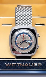 Vintage WITTNAUER Alarm Automatic Men's watch (some issues with day / date) - Picture 1 of 16