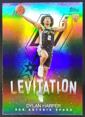 2025-26 Topps Dylan Harper Levitation #L-17 RC San Antonio Spurs ML4 - Image 1 of 4