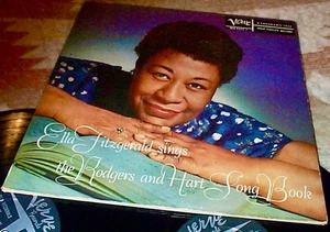 ELLA FITZGERALD Sings The Rodgers & Hart Song Book VERVE 2Lp Mono JAZZ Valentine - Picture 1 of 3