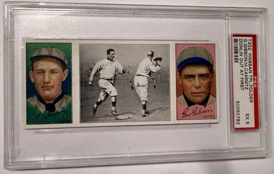 Hassan Triple Folders 1912 T202 G. Gibson/H. Camnitz PSA 5 Foto 1 de 2