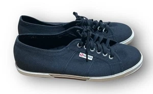 Superga Men Size 11 Black Sneakers Casual Soes 44.5 - Picture 1 of 6