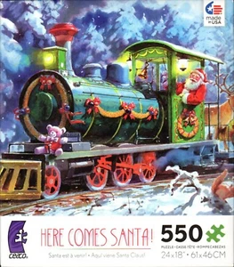 Here Comes Santa! 550 Piece Puzzle - Picture 1 of 1