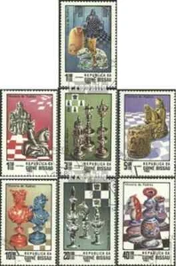 Guinea-Bissau, sc#473-479 Chess History full set, 1983, CTO - Picture 1 of 1