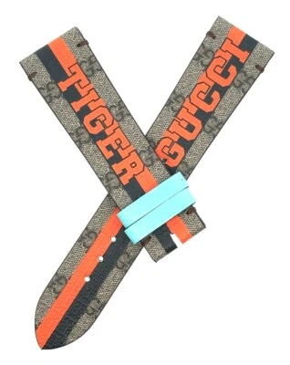 Correa de reloj Gucci 20 mm x 18 mm Swiss Tiger multicolor Foto 1 de 3